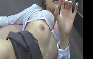 Japanese girl fucked in a bus