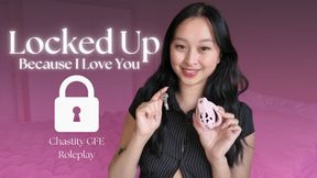 Locked Up Because I Love You: Chastity GFE Roleplay - Hosted by ObeyEnvyNow | Female Domination, FemDom, FemDom POV, Asian, Girlfriend Experience, SPH, JOI, Sensual Domination, Cum Countdown, Chastity Cage, Premature Ejaculation, Sloppy Kisses
