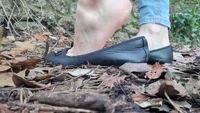 Unaware Giantess Ballet Flats Outdoors (mkv)