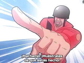 Hilda loses and gets a creampie screw (pokemon) [Spanish subtitle]