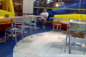 masturbating in fast food restaurant