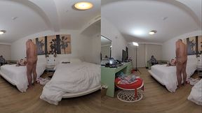 Avalon Mira &ndash_ PAWG LICKS CUM from BANANA in FIRST DOUBLE VAGINAL (DV, DVP) THREESOME