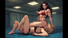 Female Wrestling Confessions #32: Crushing the Towering Temptress