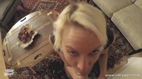 Discover Miley's Exciting Adventure Today! POV with a Stunning Blonde!