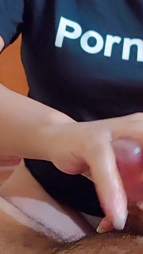 Cock Overstimulation: I Made Him Moan After His Cock Spat Out Every Last Drop