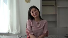 Beautiful busty Asian wife shows off big booty and perfect tits