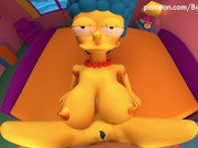 The Simpsons - fucking Marge Simpson missionary POV