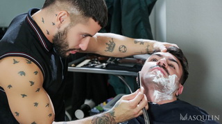 The passionate sex (right in the barber’s chair)