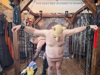 Part 3:- Satana's piggy is back in town for some play time with Corporalist-wench Satana!