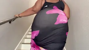 Naughty Teddy teaches amateur chubby Nubian girlfriend a lesson in humor