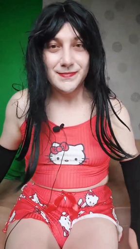 Pretty Pajama Cute Femboy Smooth Legs