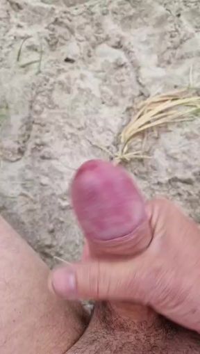 Beach FKK Solo Masturbation