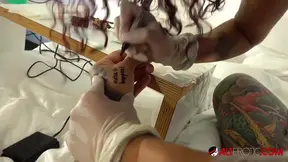 Hot Tattoo Artist Mara Martinez Fucks and Inks Sexy Sascha Deeply