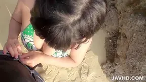 Megumi Haruka Deep Throats Seduces in Steamy Blowjob Scene