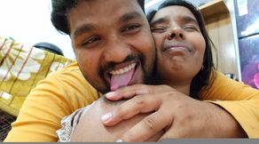 stepBrother-sister romance in hindi audio - romantic boobs show video - Desi village bhabhi beautiful boobs and beautiful pussy.