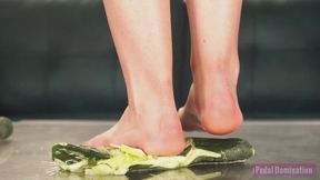 Tall Goddess Cucumber Smash - 4K MP4