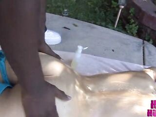 Big titty Mexican gets BBC tamale up the ass