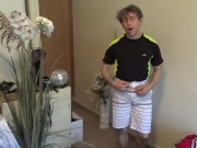 New Celeb Type Makes Solo Jerkoff Show at Nude Beach!