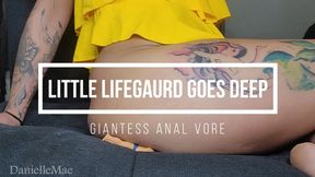 Little Lifegaurd Goes Deep - Giantess Anal Vore