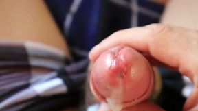 hot cumshot very close up