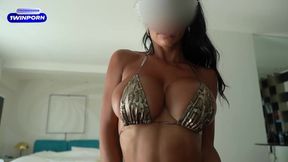 Fitness Model gets fucked before a show