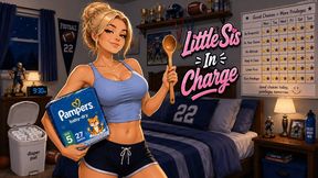 Your Mean Little Sister Changes Your Diaper In The Morning | ABDL Scenario