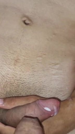 Hot fucking twink in streams of cum from a sweet fuck with daddy without a condom   Clip 1