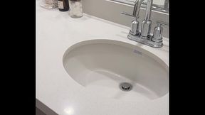 Two huge pees in both sinks