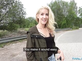 Public Agent Loud outdoor sex for slim glamorous lost blonde