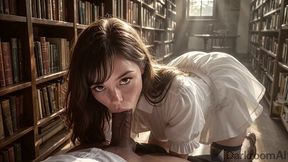 caught two girls masturbating in the library... never thought i d be so happy about books, because i joined them as the third![ai]