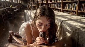 caught two girls masturbating in the library... never thought i d be so happy about books, because i joined them as the third![ai]
