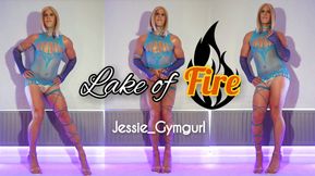 Lake of Fire- Crossdresser Jessie Dancing Teasing Flaunting