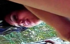 Brunette tranny slag analed outdoor