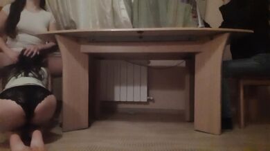 Ignoring my cheating in front of her eyes - lesbian_illusion