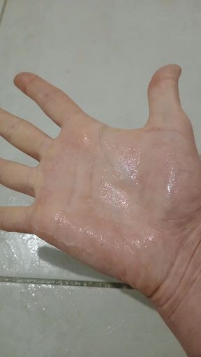 I play with my big cumshot