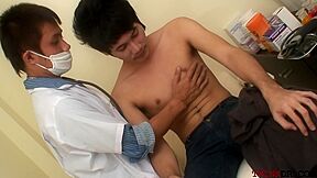 Slim Asian Patient Barebacked By Doctor For Cumshot