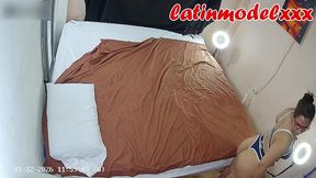 backstage. beautiful big ass model poses and gets fucked in the ass in sexy underwear.