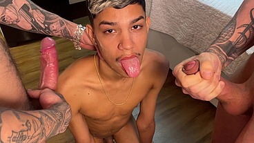 Eu e meu amigo mineiro fodendo gostoso o novinho paraense