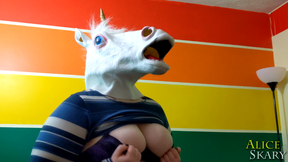 Boobies JOI In A Unicorn Mask