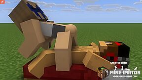 Sex On The Grass In Minecraft