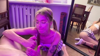 I asked a friend to practice giving a Blowjob - Bunny Rabbits 🐰