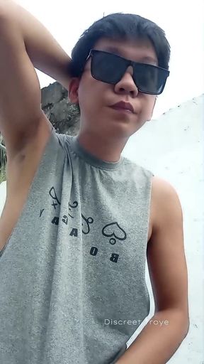 Memorable moment from &quot;Sexy Boy Outdoor Masturbation&quot;