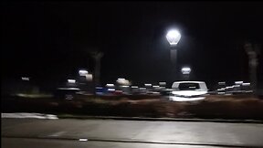 Wish granter: milk enema with latex and nylons in public