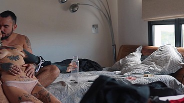 PAWG GOTH BABE FUCK & CUM INSIDE - SORA MICHI - COMPLETE SCENE