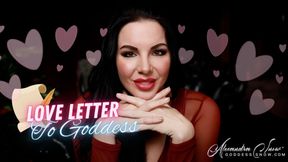 Love Letter to Goddess