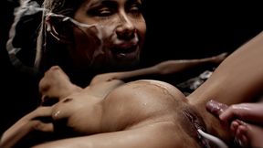 Veronica Leal's insatiable cum addiction - ANAL CREAMPIE!