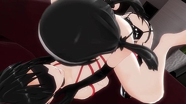 Mistress with strap on POV