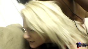 midget sized blonde hope harper gets fucked rough and hard by big black cock