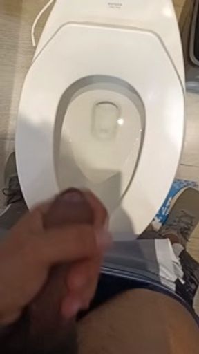 Exercising in the park I end up running and cumming in the bathroom at the mall