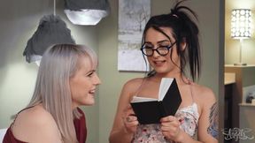 TRANS ANGELS - Khloe Kay Turns Storytime Into Steamy Anal Play With Her Insatiable Girlfriend Lianna Lawson